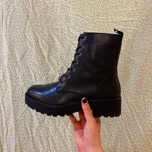 Dirty Laundry Platform Combat Boots